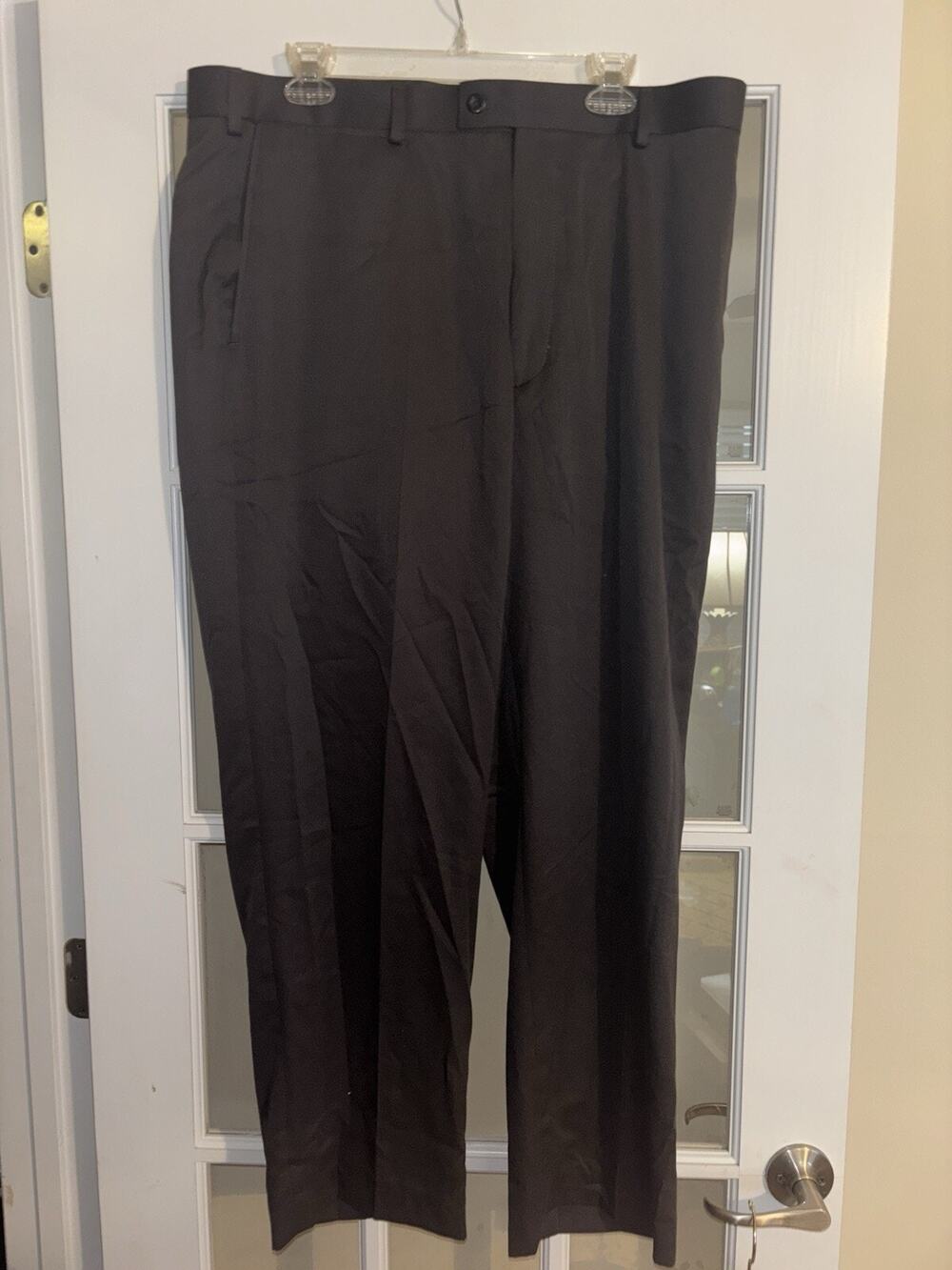 NWT Braggi Mid Grey Men’s Business Pants Flat Front 38x30